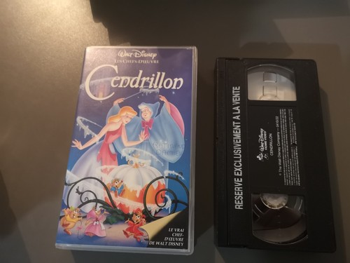 Cassette vhs disney cendrillon - cassette,