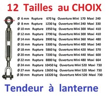 Tendeur galvanisé à lanterne