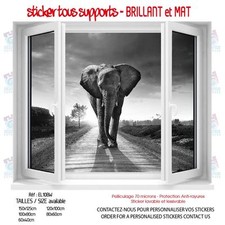 STICKER TROMPE L'OEIL FENETRE