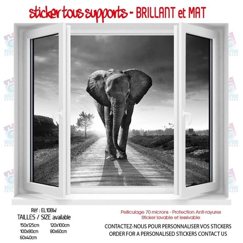 Sticker trompe oeil fenetre - trompe,