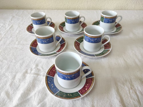 Lot tasses café 6 - tasses, à