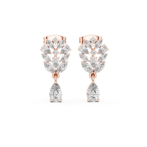Poire p diamant - poire, or