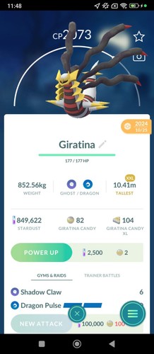 Giratina origin xxl - giratina, shiny