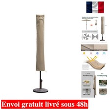 Housse Ultra-Résistante pour Parasol Déporté 136x23.5cm - Protection Élégante