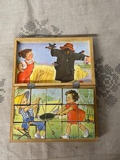 box of 15 wooden cube year 60 the box is complete on each side of the desî