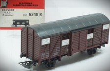 1:87 HO Jouef 6240 B Covered Freight Wagon Uic Type X No.337557 SNCF En