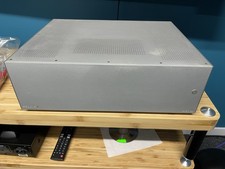 Audiolab 8300XP Power Amplifier - Silver 2 x 140w - RCA and Balanced XLR inputs
