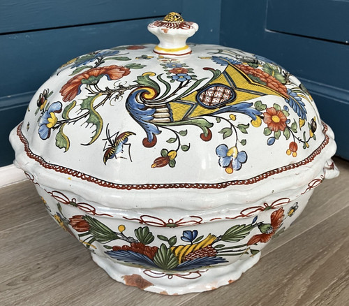 Ancienne soupiére faience - ancienne,