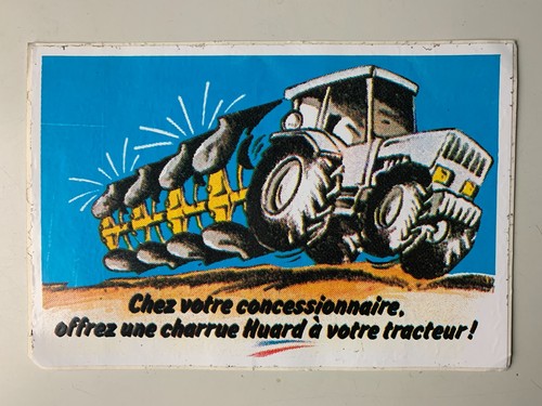 Sticker vintage charrue - vintage,