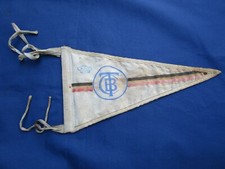 Ancien fanion drapeaux Belgique Couronne CBT Tissus toile 