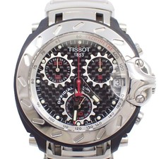 TISSOT T-RACE MOTO GP Chronograph Quartz Watch 42mm Date SS Bracelet 6.88in