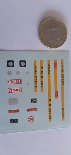 Decals decalcomanie john deere - john,