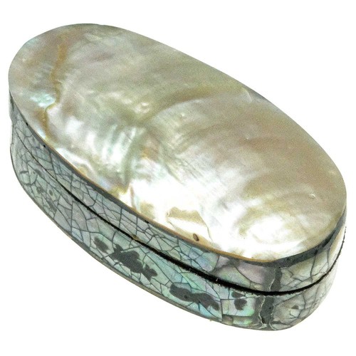 Boite bijoux plaqué nacre - plaqué,