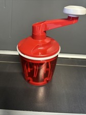 TUPPERWARE Batteur manuel speedy chef rouge / mayonnaise chantilly /  !! TUPP