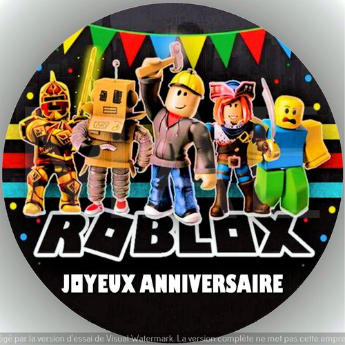Roblox décoration gâteau - décoration, de