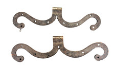 Paire de pentures à moustache