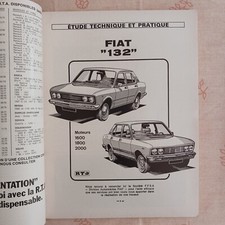 Revue Technique Automobile FIAT 132 moteurs 1600 1800 et 2000