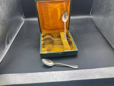 Set of 12 Mocha Spoons Shell Model