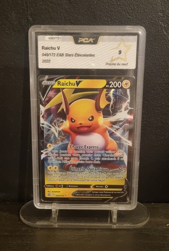 Carte pokémon raichu - raichu, v