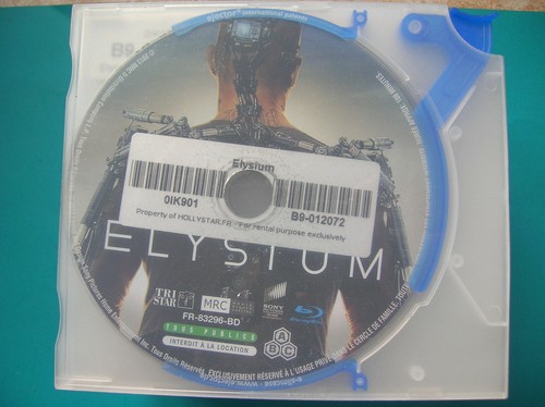 Blu ray boitier slim elysium - boitier,