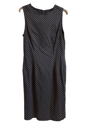 Gant robe bleu marine pois - robe,