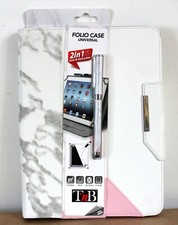 Housse de protection universelle blanc pour tablette 10 pouces + Stylet  T'nB