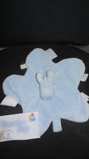doudou plat âne Paco bleu