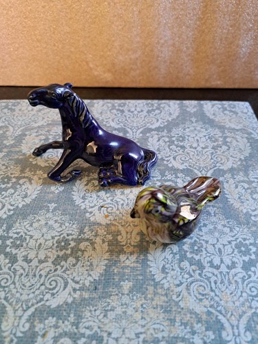 Figures porcelain horse - porcelain,