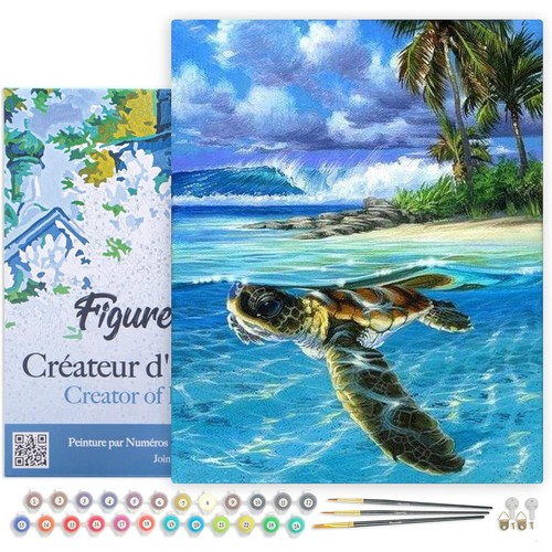 Peinture par numéro tortue - numéro,