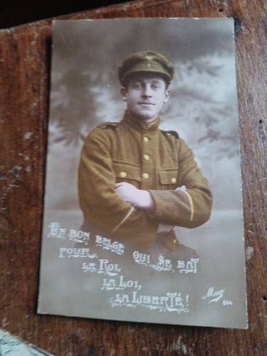 Cpa militaire belge belgique - cpa,