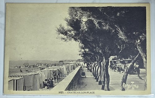 Cpa châtelaillon plage - châtelaillon,