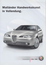 Brochure brochure Alfa Romeo 166 Collezione 2006-German-