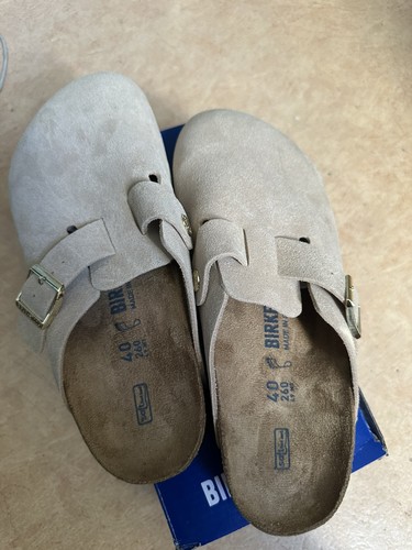 Birkenstock boston beige - birkenstock,