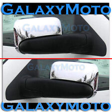 Triple Chrome Half Flip Towing Mirror Cover for 02-08 Dodge Ram 1500+2500+3500 