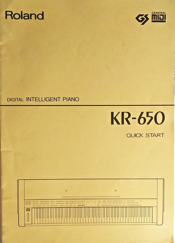 Roland 650 digital piano - kr-650,