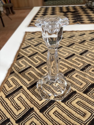 Bougeoir verre sur pied - bougeoir,