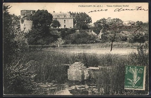 Cpa passavant l vieux - cpa,