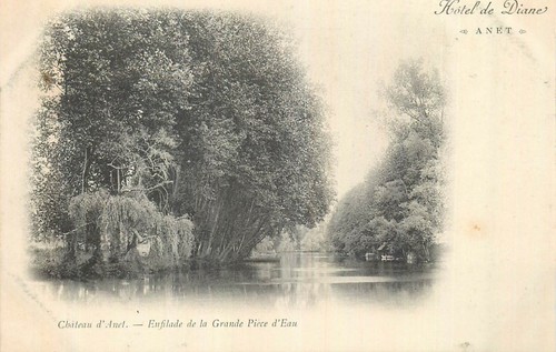 Chateau anet enfilade - chateau, d'anet
