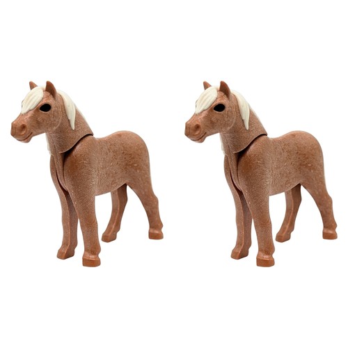 Playmobil poneys bruns - 2,