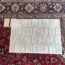 PARIS CARTES L’Indispensable 50,5X73,5 Circa 1950 AB État Rarissime !