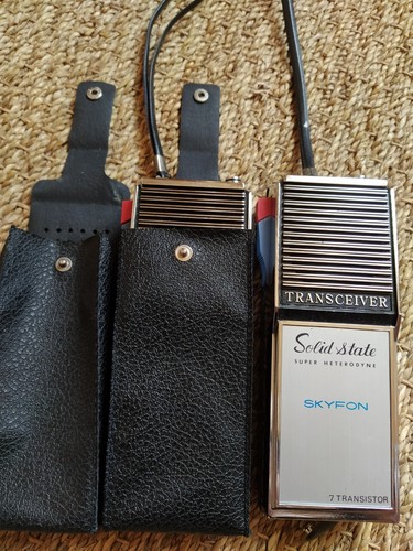 Talkie walkie skyfon - talkie, années