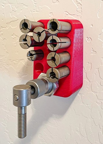 Bullet puller collet rack - bullet,