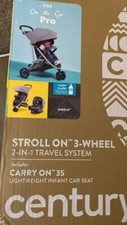 stroller and car seat