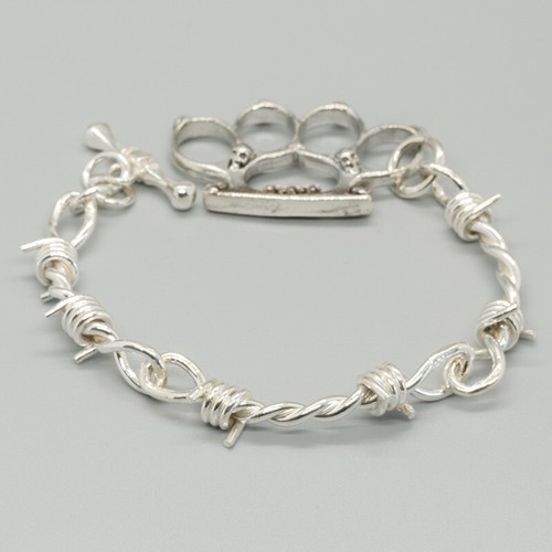 Bracelet crâne fil - bracelet, en