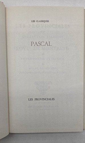 Blaise pascal mazenod les - pascal,