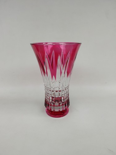 Vase cristal rose - en,