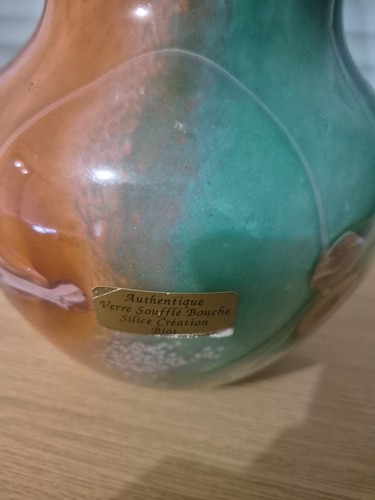 Vase verre soufflé création - verre,