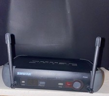 Shure PGX4 Wireless Microphone Receiver J6 572-590MHz w/PGX1 Transmitter And Mic