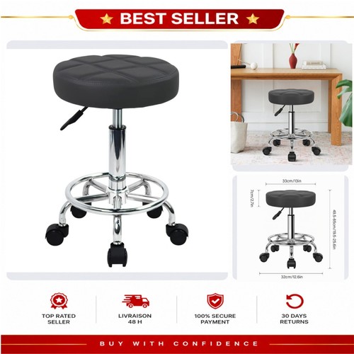Tabouret roulettes - à,