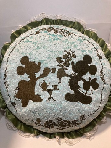 Coussin broderie mickey - coussin,